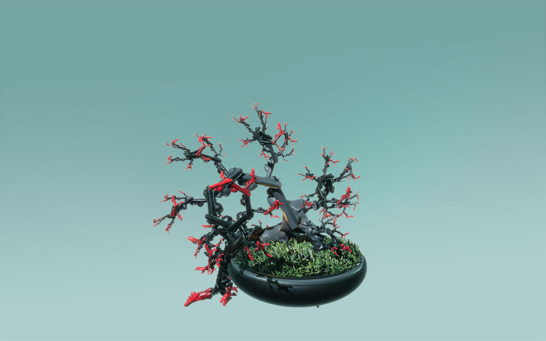 Fractal, Tree, death,Unity 3D, Game, Pflanzenwelt @ Mathias Nell
