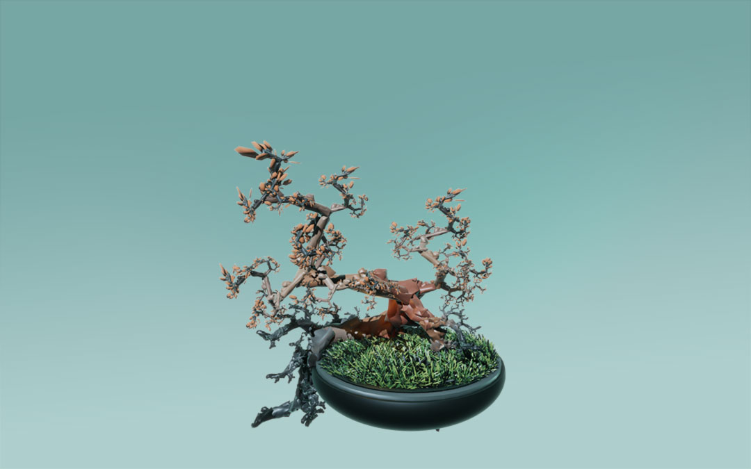 Fractal, Tree, old,Unity 3D, Game, Pflanzenwelt @ Mathias Nell